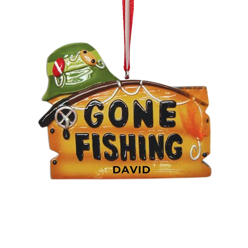 Gone Fishing Ornament