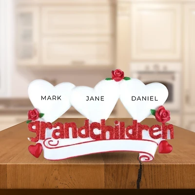 Grandchildren Family of - Table Topper Stand Decoration