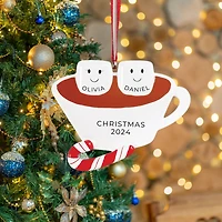 Hot Chocolate Family of 2 Ornament