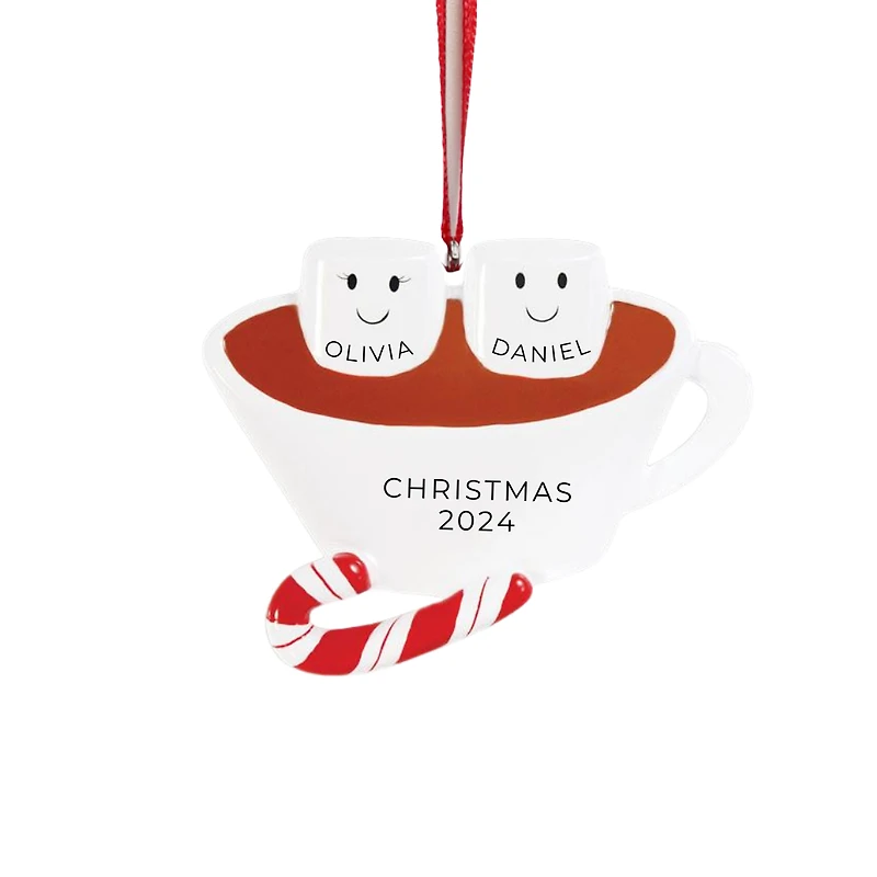 Hot Chocolate Family of 2 Ornament