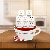 Hot Chocolate Family of 8- Table Topper Stand Decoration