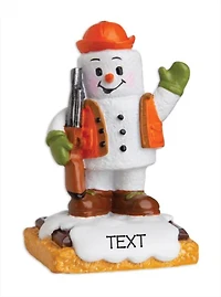 Hunter Snowman Ornament