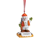 Hunter Snowman Ornament
