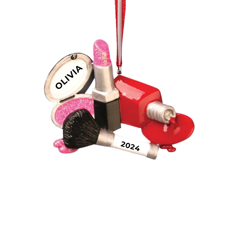 I love Makeup-Nail Polish Ornament