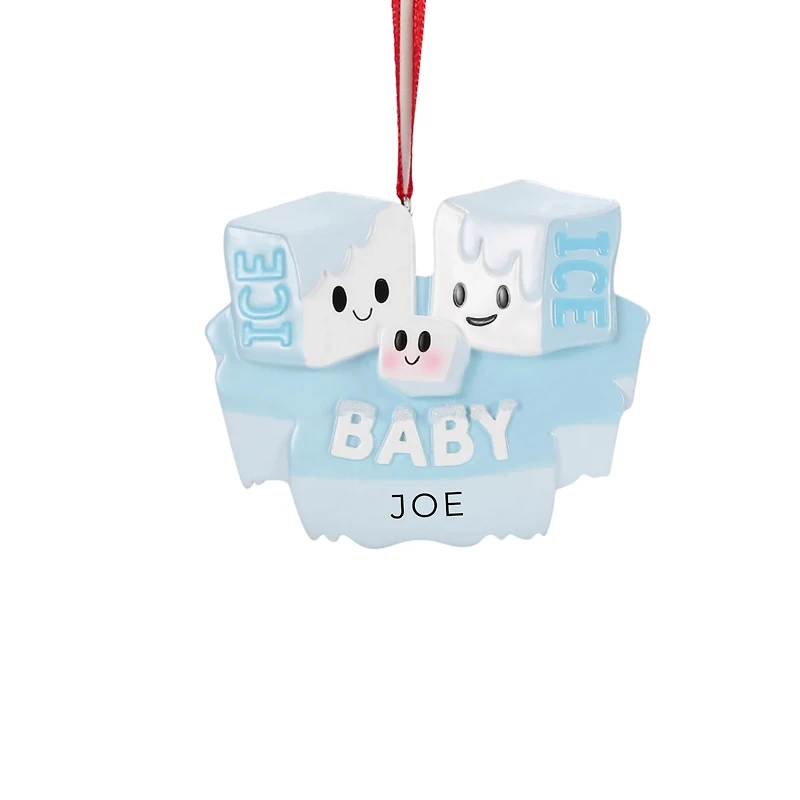 Ice Ice Baby Expecting Ornament