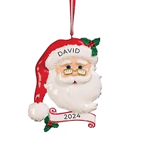 Jolly Santa Ornament