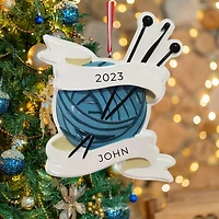 Knitting Ornament
