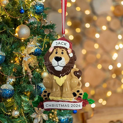 Lion Zoo Animal Ornament