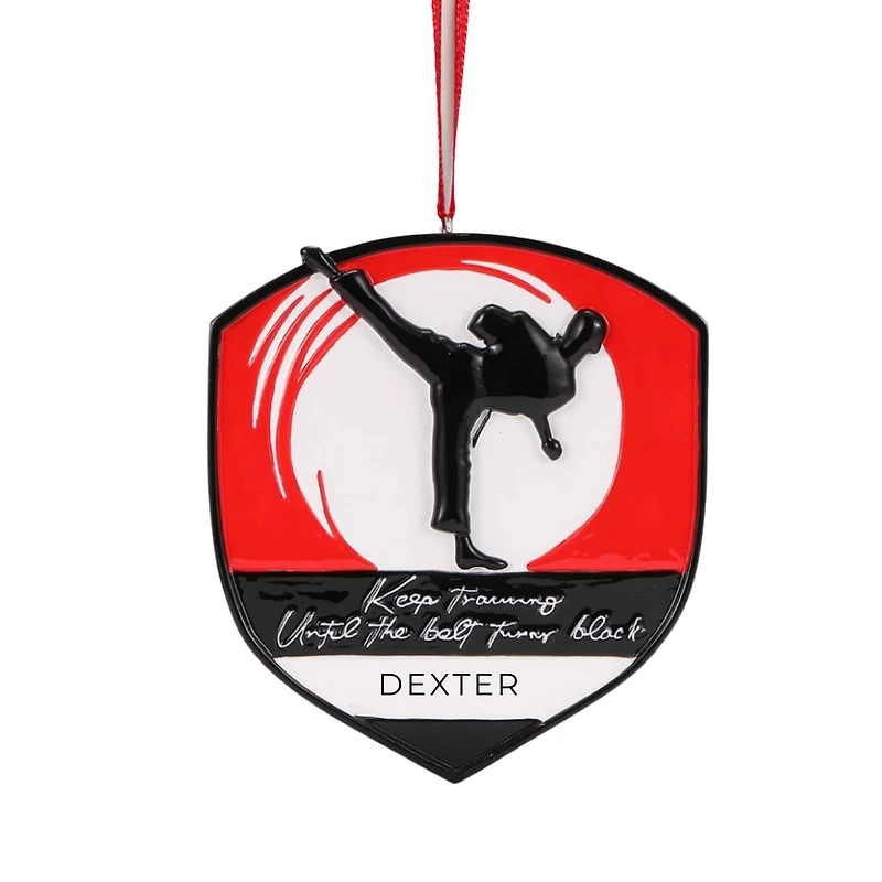 Martial Arts Badge Ornament
