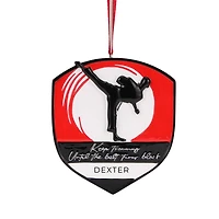 Martial Arts Badge Ornament
