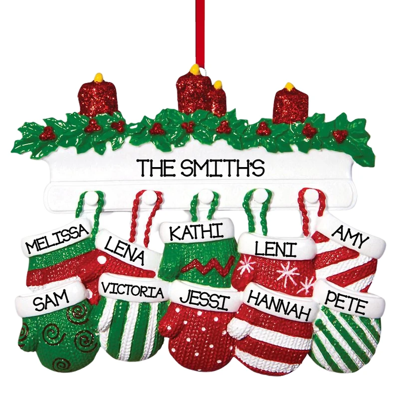 Mitten Family of Ornament