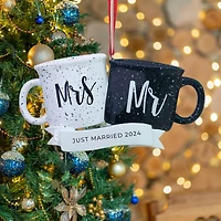 Mr & Mrs Mugs Assortment Ornament
