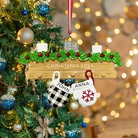 New Mitten Family 2 Ornament