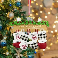 New Mitten Family 8 Ornament