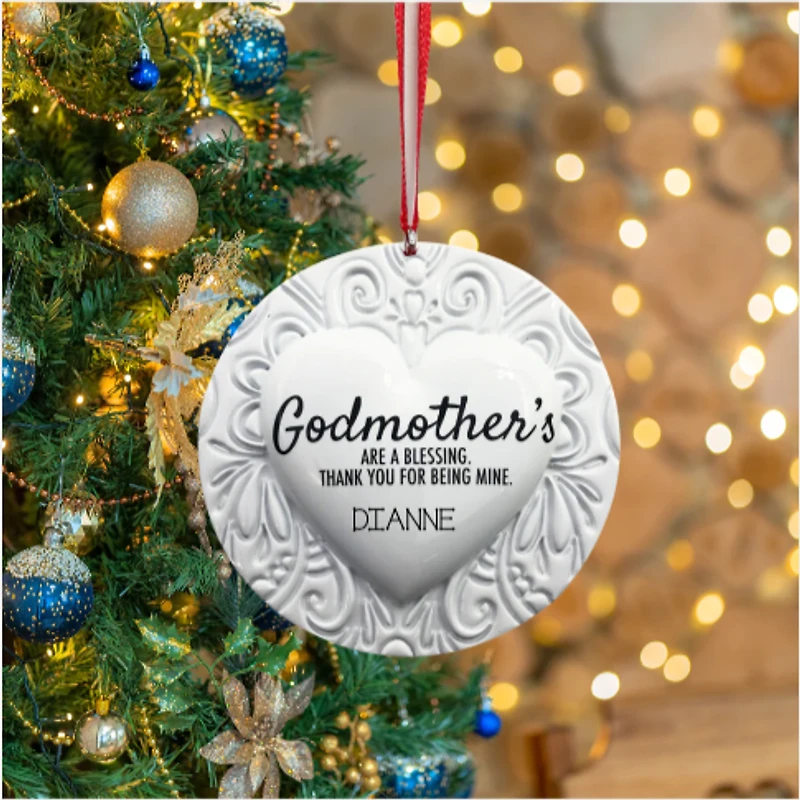 New Godmother Ornament