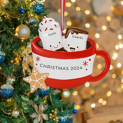 New Hot Cocoa Family of Ornament