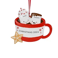 New Hot Cocoa Family of 2 Ornament