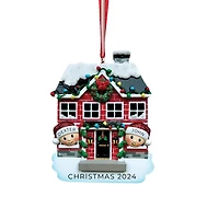 New House Family of 2 Ornament