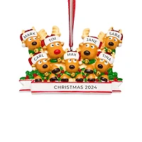 New Reindeer (family of 7) Ornament