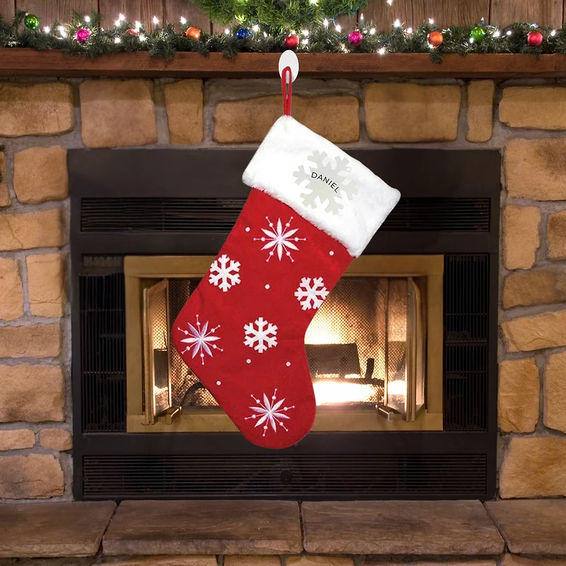 New Snowflake Stocking