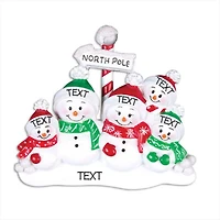 North Pole Family of Ornament