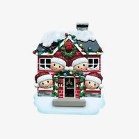 New House Family of 4 Ornament