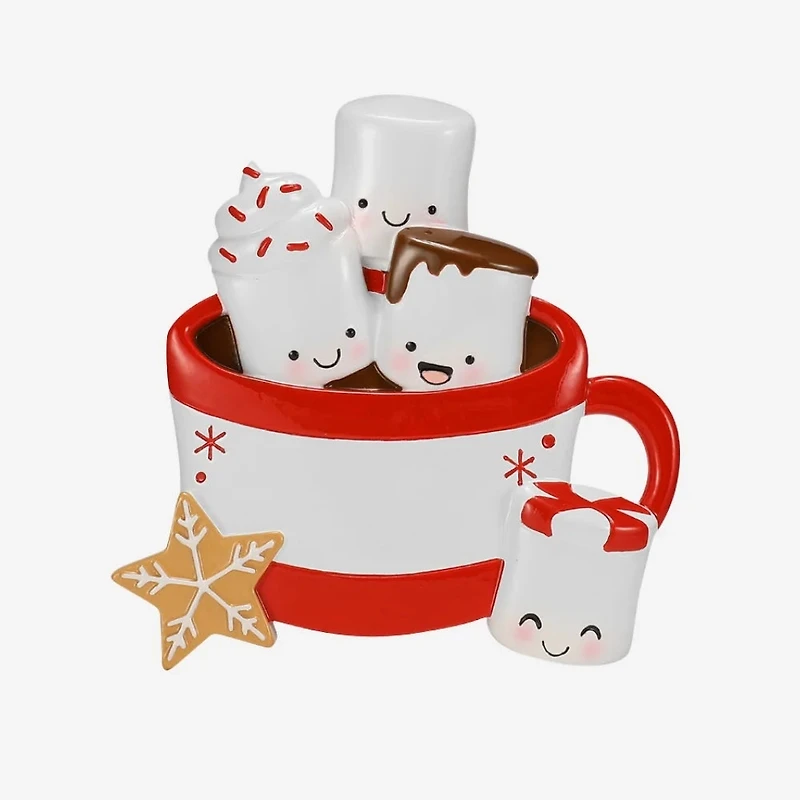 New Hot Cocoa Family of 4 Ornament
