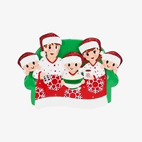 Family of 5 Movie Night Ornament