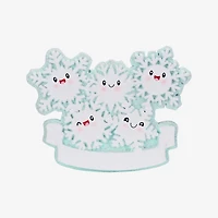 Snowflake Family of 5 Ornament