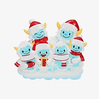 Yeti Family of 6 Ornament