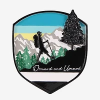Adventure Badge Climbing/Hiking Ornament