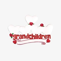 Grandchildren with Five Hearts Ornament
