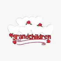 Grandchildren with Six Hearts Ornament