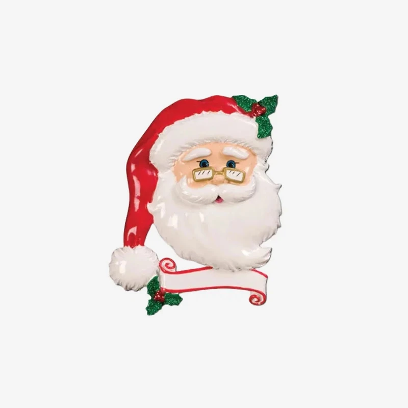 Jolly Santa Ornament
