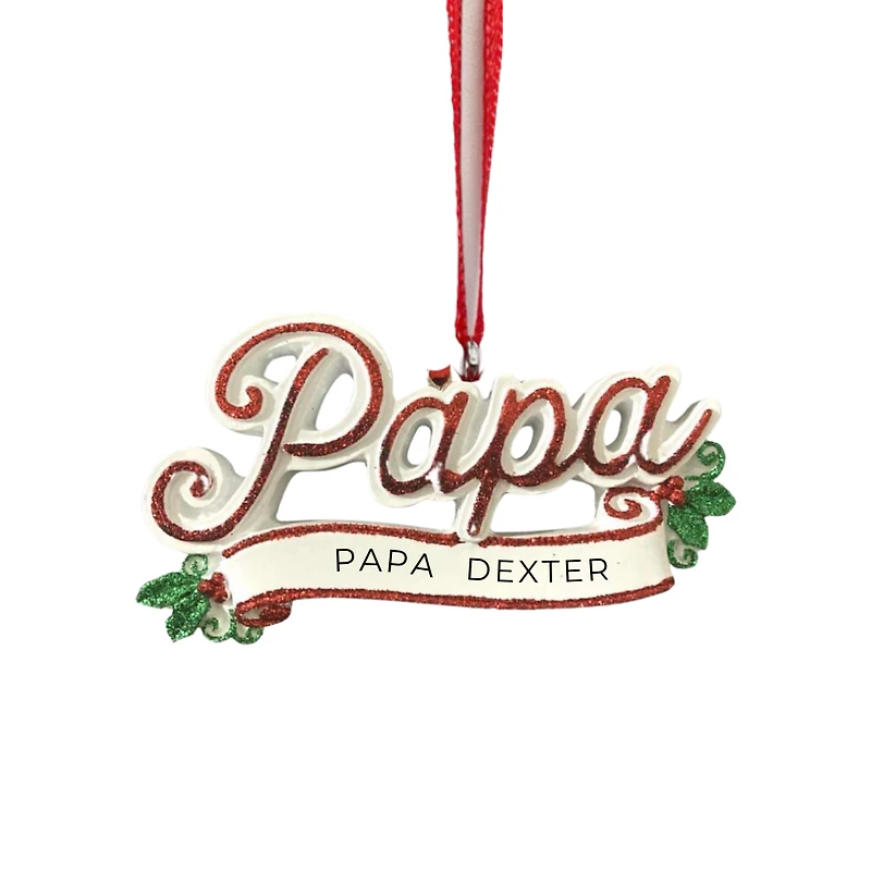 Papa Ornament