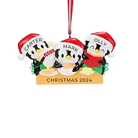 Penguin Baking Family of Ornament
