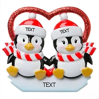 Penguins in Love Ornament