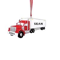Semi / Transport Truck Ornament