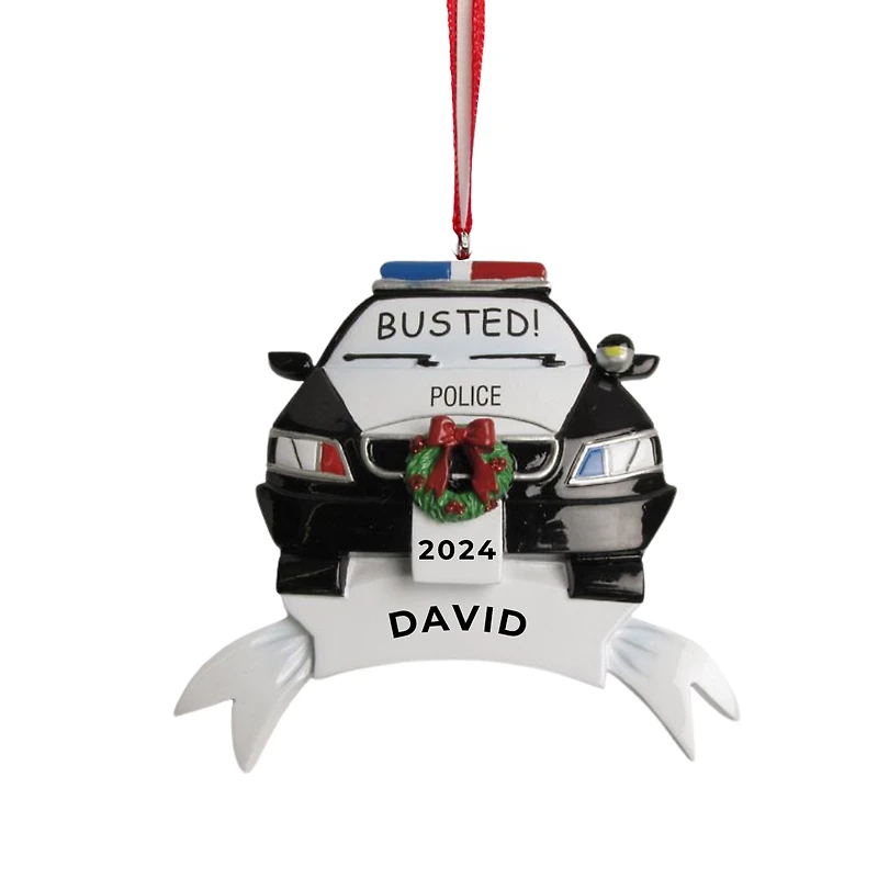 Police Car Ornament