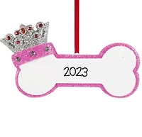 Princess Dog Bone Ornament