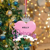 Princess Heart Ornament