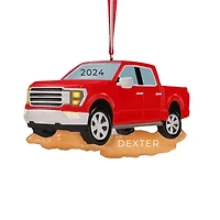 Red Pick Up Truck Ornament