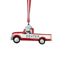 Red Pickup truck Ornament