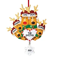 Reindeer Family of 5 Ornament