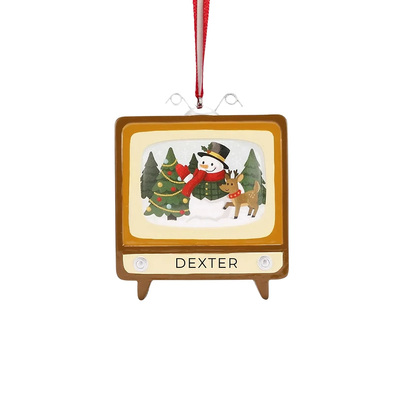 Retro TV Ornament