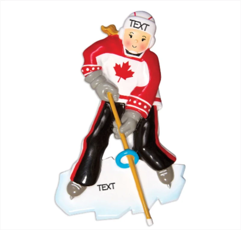 Ringette Ornament