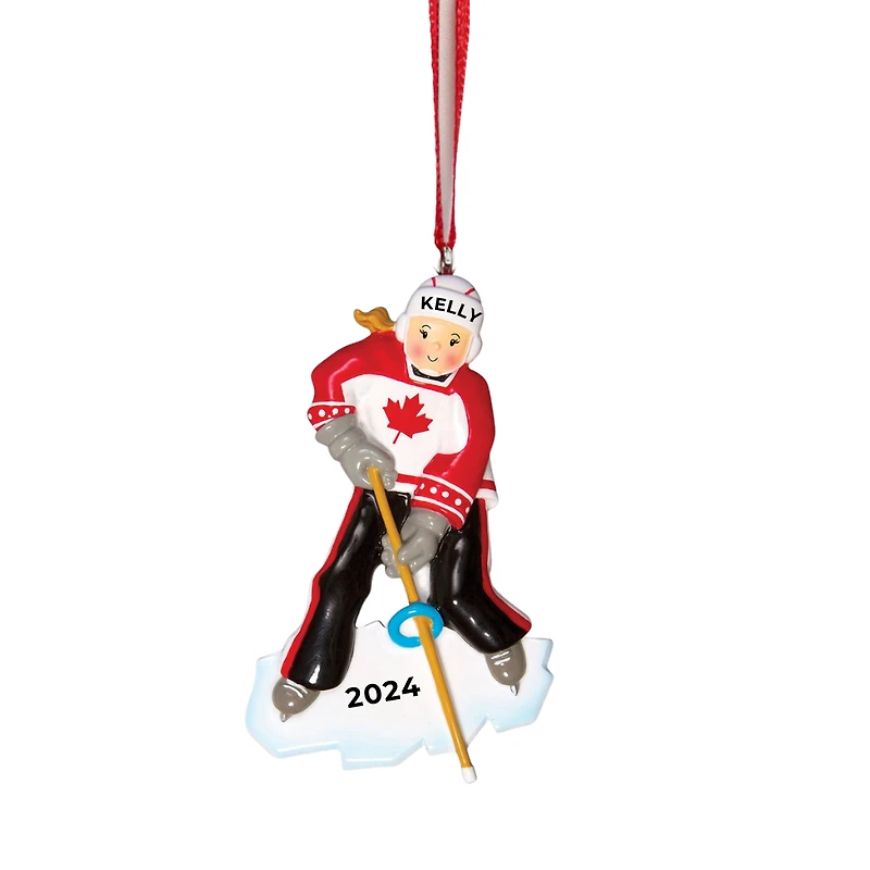 Ringette Ornament