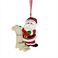 Santa List Ornament