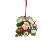 Santa train Ornament