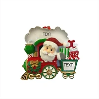 Santa train Ornament